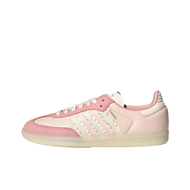 Adidas Originals Samba Leather Low top Skateboard Shoes Womens Pink JR8830
