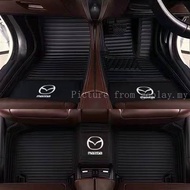 Mazda 3 Sedan,Mazda 3 Hatchback Car Mat Car Floor Mat waterproof leather Right hand drive Car Carpet