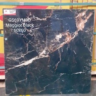 Granit 60x60 Garuda Tile Magior Black Glazed Polished KW1