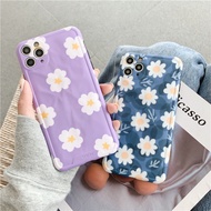 iPhone case Wrinkled Flower F29 Blue Background/F25 Purple i7-11promax se2 Camera Cover Soft