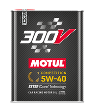 (New Package)Motul 300V competition 5w-40 น้ำมันเครื่องสังเคราะห์แท้ 100% Estercore สำหรับรถยนต์ รถ