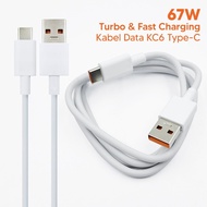 JG ORIGINAL DATA CABLE REMOVED KC6 67W TYPE C TURBO SUPER VOOC FAST CHARGING CABLE CHARGER KC-6