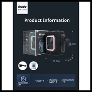 Brodu BTS-2061 Bluetooth Speaker RGB Light Waterproof Bluetooth Speaker