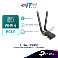 TP-Link AX3000 WIFI 6 BT 5.2 PCI-E Adapter Archer TX55E