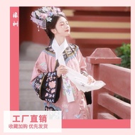 [Fairy Fluttering/ancient Dance Dream] Yajige Royal Concubine Qing Dynasty Qing Dynasty Flag Costume Flag Women's Clothing Embroidered Chinese Elements Ancient Style Chinese Clothes Palace Hanfu RWFN