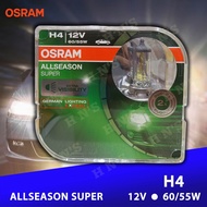 OSRAM H4 60/55W 12V P43T5 All Season Super Range Halogen Bulbs, 2PCS/PACK 64193ALS-HCB