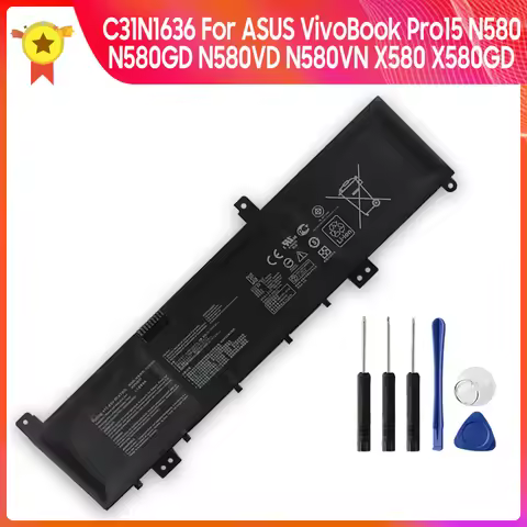 Replacement Battery C31N1636 For ASUS VivoBook Pro15 N580 N580GD N580VD N580VN X580 X580GD 4165mAh Q