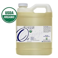 Castor Oil 32 oz USDA Organic Certified Cold-Pressed, 100% Pure, Hexane-Free Castor Oil - Ricinus...