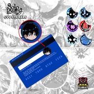 3M Solo Leveling Anime CVV Anti-theft Cover ATM Debit Credit Card Skin Vinyl Sticker Techbeast