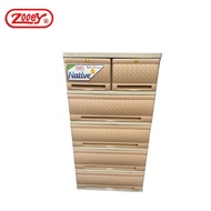 Zooey Native Rattan Drawers Durabox