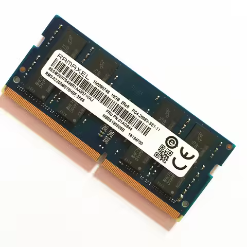 RAMAXEL DDR4 16GB SODIMM Laptop Memory 16GB 2Rx8 PC4-2666V-SE1-11 1.2V PC4-21300 DDR4 2666 RAMs CL19