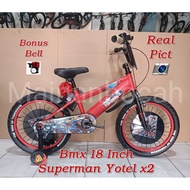 COYOTE SUPERMAN YOTEL 18-INCH BMX BOYS' BIKE LATESTX2 BY: ELEMENT