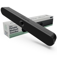 Atlas Portable Bluetooth PC Soundbar | 20 Watts Powerful Stereo Sound | Portable Speaker with 8 Hour