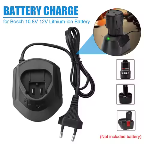 EU Plug Battery Charger For Bosch 10.8V 12V BAT411 BAT412 TSR1080 GSR10.8 GSA10.8V GWI10.8V TSR120 G