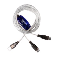 Z-tek Litek USB to MIDI Music Editing Cable 5pin Support ipad Tablet win11 Suitable for Roland Elect