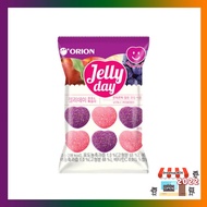 Orion Jelly Day Grape and Peach Jelly 63g/Korean Jelly/Korean Snack