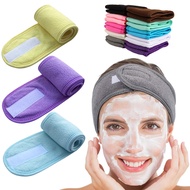 Women Pregnant Soft Wide Adjustable Toweling Sports Yoga  Velcro Headband / Spa Bath Shower Makeup H