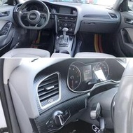 台灣現貨適用於2009-2016款奧迪A4 Allroad內飾貼膜Audi A4 Avant/Sedan中控檔