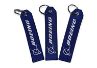 Boeing Keychain | Luggage Tag | airline Logo - Blue (Boeing ) pack 3