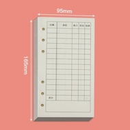 [ReadyStock•现货]A6本子内页•A6 daily book inside pages•A6账本内页•A6 account book•A6口袋内页•A6 pocket file