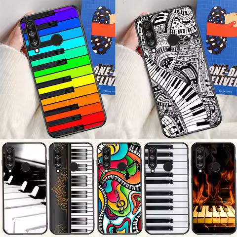 Piano Keys Musical For Huawei Nova 9 10 SE 12i 12s 11i 5T Y91 Y90 Y60 Y70 Y72 Y61 P60 Pro P20 P30 P4