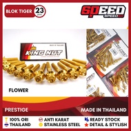 Set Baut Blok Kalter Mesin Tiger Gold Probolt Stainless King Nut Thailand Original Blok Tiger Blok M