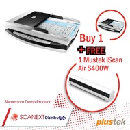 Book Document Auto Document Feeder Flatbed A4 Scanner Plustek SmartOffice PN2040 + FREE Rechargeable