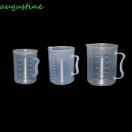 AUGUSTINE Measuring Cup Chemistry School Supplies 250/500/1000/ml Transparent Plastic Durable Measuring Cylinder