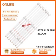 43PFT4002S/98 / 43PFT5853/68 / 43PFT4082S/98 PHILIPS 43" LED TV BACKLIGHT (LAMPU TV) 43PFT4002S 43PF
