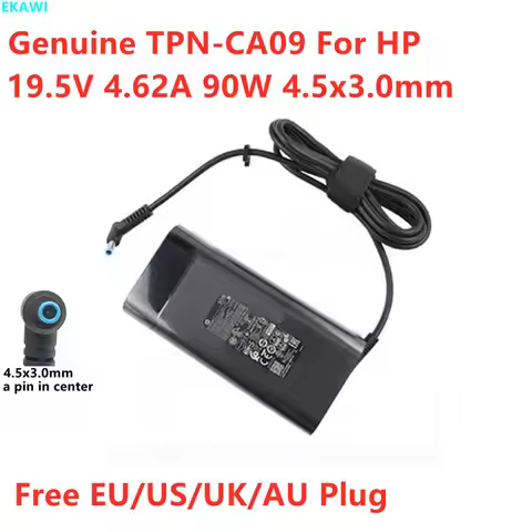 Genuine 19.5V 4.62A 90W TPN-CA09 937532-850 Power Supply AC Adapter For HP Laptop Charger