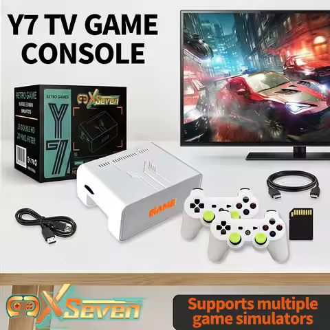 2026 New Coopreme Y7 X7 128G Linux System 4K Video Game Console TV Box Wireless Controller Retro Gam
