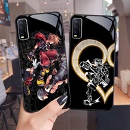 NC-43 Kingdom Hearts Game Glass Case For VIVO Y20 Y20s Y20i V15 Y50 S1 Y30 Pro