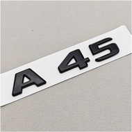 3D ABS Car Letters Logo Trunk Badge Emblem Sticker Compatible with A Series A45 CLA45 W169 W176 W177