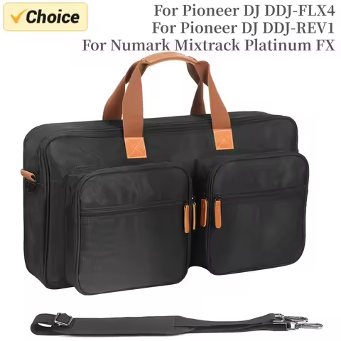Portable DJ Disc Player Carrying Case Travel Protective Storage Bag for Pioneer DJ DDJ-FLX4 DDJ-REV1