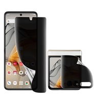 【指紋認証対応 · ガイド枠付き】motorola razr 50 ultra ガラスフィルム 覗き見防止 motorola razr 50 ultra 全面 保護 フィルム【TPU1枚】TPU素材 