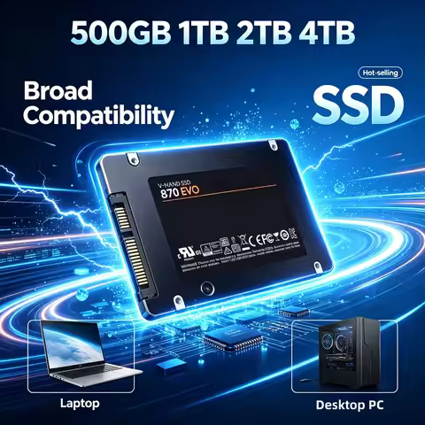 Original Internal SSD 500GB SATA3 25 Inch High Speed Solid State Disk 870-EVO for Microcomputer Desk