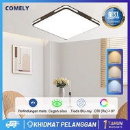 COMELY Lampu Siling LED Dengan Alat Kawalan Jauh Besi Bulat Lampu Hiasan Rumah Ultranipis 5cm