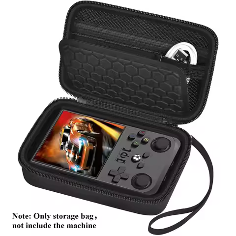 Retro Gaming Console Case for R36MAX Game Consoles, Handheld Gameboy Video Emulator Storage Holder O