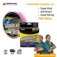 Senar PE Original Paradise Chakra X4 Multicolor 150–300m | KX4