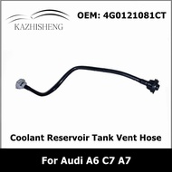 4G0121081CT Car Engine Coolant Reservoir Tank Vent Hose for AUDI A6 C7 A7 Radiator Pipe Auto Parts