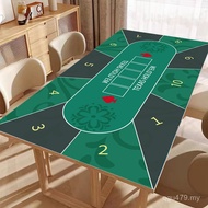 Table Mat Rubber Tablecloth Mat Dice Treasure 21 Points Big Small Hundred House Dice Music Tableclot