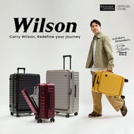 กระเป๋าเดินทาง Wilson รุ่น signature ที่เข้าใจนักเดินทาง by BAGGAGE LUGGAGE [Lifetime Warranty] ขาว 
