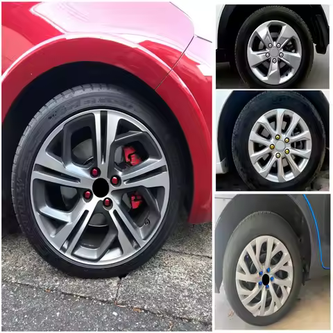 17mm Car Wheel Nut Caps Protection Covers for Audi A3 A4 B6 B8 B7 B5 B9 A6 C5 C6 C7 A5 Q5 Q7 8P 8V 8