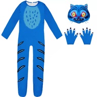Kid Roleplay Costume Amine Kpop Demon Hunter K Pop Demon Hunters Huntrix Blue Tiger Cosplay Costume 