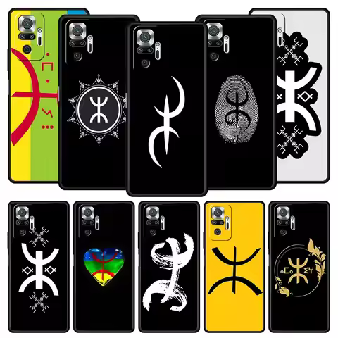 Amazigh Berber Flag Phone Case For Xiaomi Redmi Note 13 12 5G 11 10 Pro Plus 4G 9S 9 8 7 9T 13C 12C 
