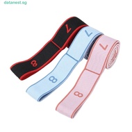 DATANEST​ Yoga Resistance Band, 8/10/12 Grid Yoga Training Fitness Resistance Bands, Assist Band Tex