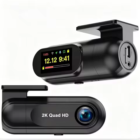 Acceo 2.5K QHD Dash Cam WiFi GPS 2560*1440 Car DVR 24H Parking Monitor Loop Recording Night Vision M