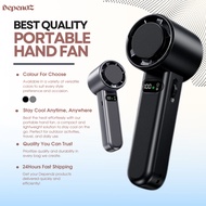 Dependz F83 Handheld Rechargeable Fan with 4000-6000mAh Battery, 100-Speed Adjustable Settings, Ultr