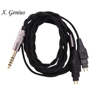 Headphone 4.4mm Balanced Cable DIY Cable for Sennheiser HD580 HD600 HD650 HD660S Headphone Upgrade C