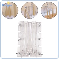 Long Pole Taper Candle Mold Clear Plastic Handmade Candle Making Pillar Candle Molds for Home Decor 